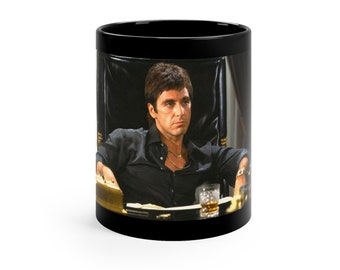 Scarface Al Pacino 11oz Black Mug
