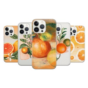 Citrus Phone Case Juicy Cover for iPhone 15 14 13 12 Pro 11 XR 8 7, Samsung S23 S22 A73 A53 A13 A14 S21 Fe S20, Pixel 8 7 6A
