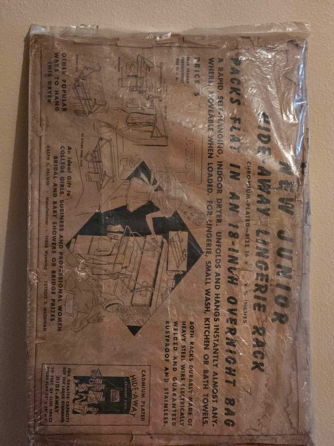 Vintage Hide Away Lingerie Rack Rare in Original Packing - Etsy