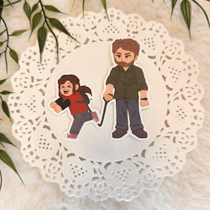 The Last of Us Vinyl Sticker Joel and Ellie