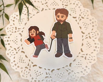 The Last of Us Vinyl Sticker Joel and Ellie