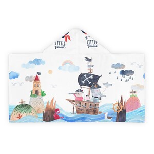 Little Pirate Youth Hooded Towel