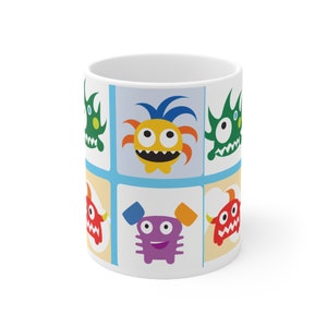 Silly Monsters Ceramic Mug 11oz