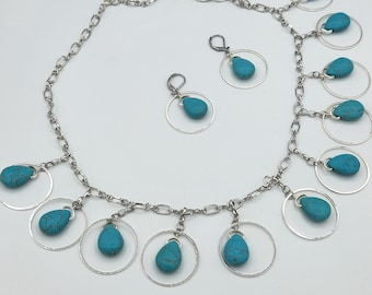 Jewelry Necklace Set Teardrop