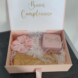 Confezione regalo personalizzata con nome messaggio personalizzati Scatola dei ricordi Ideale per compleanni battesimi e occasioni speciali