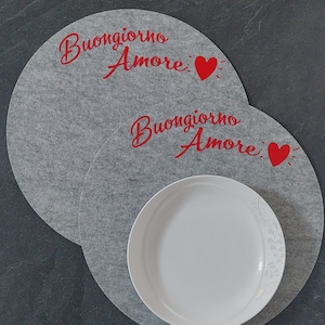 Personalized placemat with name or Mother's Day writing