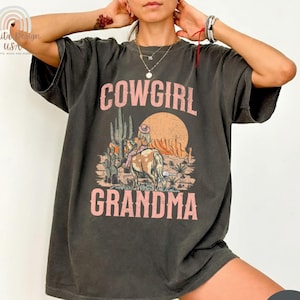 Rodeo Grandma Shirt, Western Grandma Shirt, Western Grandma Shirt, Trendy Mother's Day Gifts, Mom's Birthday Gifts, Grandma Shirt Gift.