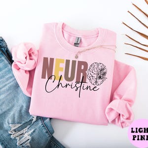 Custom Neurologist Shirt, Neurologist Sweatshirt, Gift for Neuro Nurse, Brain Anatomy Shirt, Retired Neuro Shirt, Neuro Nurse Practitioner. image 5