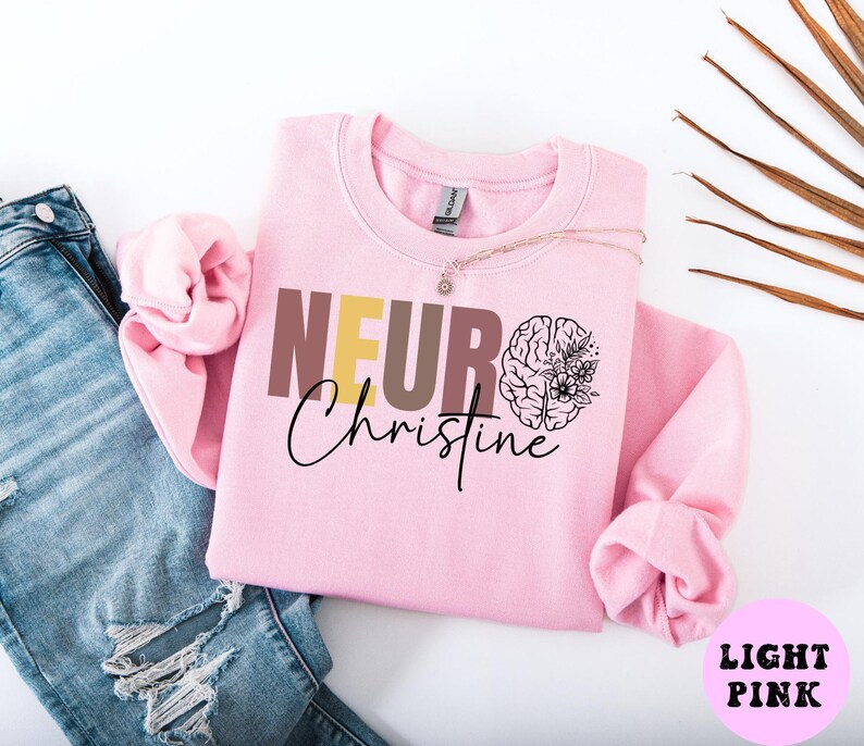 Custom Neurologist Shirt, Neurologist Sweatshirt, Gift for Neuro Nurse, Brain Anatomy Shirt, Retired Neuro Shirt, Neuro Nurse Practitioner. image 5