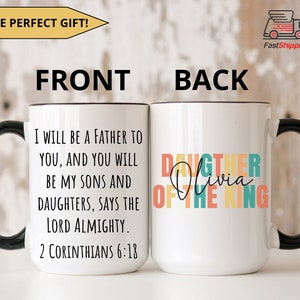 Personalized Christian Mug For Daughter, Personalized Christian Mug For Mom, Christian Mug For Sister, Christian Mug For Couple.