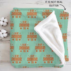 Showgirls Era Blanket, Cozy Plush Throw Blanket for Concert Fans, Tour-Inspired Bedding from the Pop Music Era, Theater and Dance Blanket.