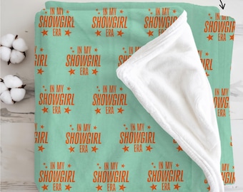 Showgirls Era Blanket, Cozy Plush Throw Blanket for Concert Fans, Tour-Inspired Bedding from the Pop Music Era, Theater and Dance Blanket.