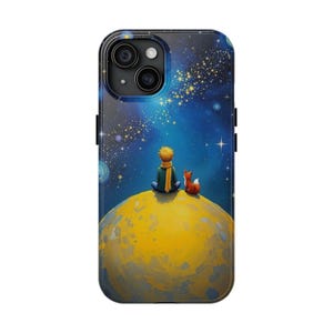 Funda para teléfono con diseño cósmico de galaxia, resistente, regalo único para amantes del espacio, funda protectora, diseño de noche estrellada.