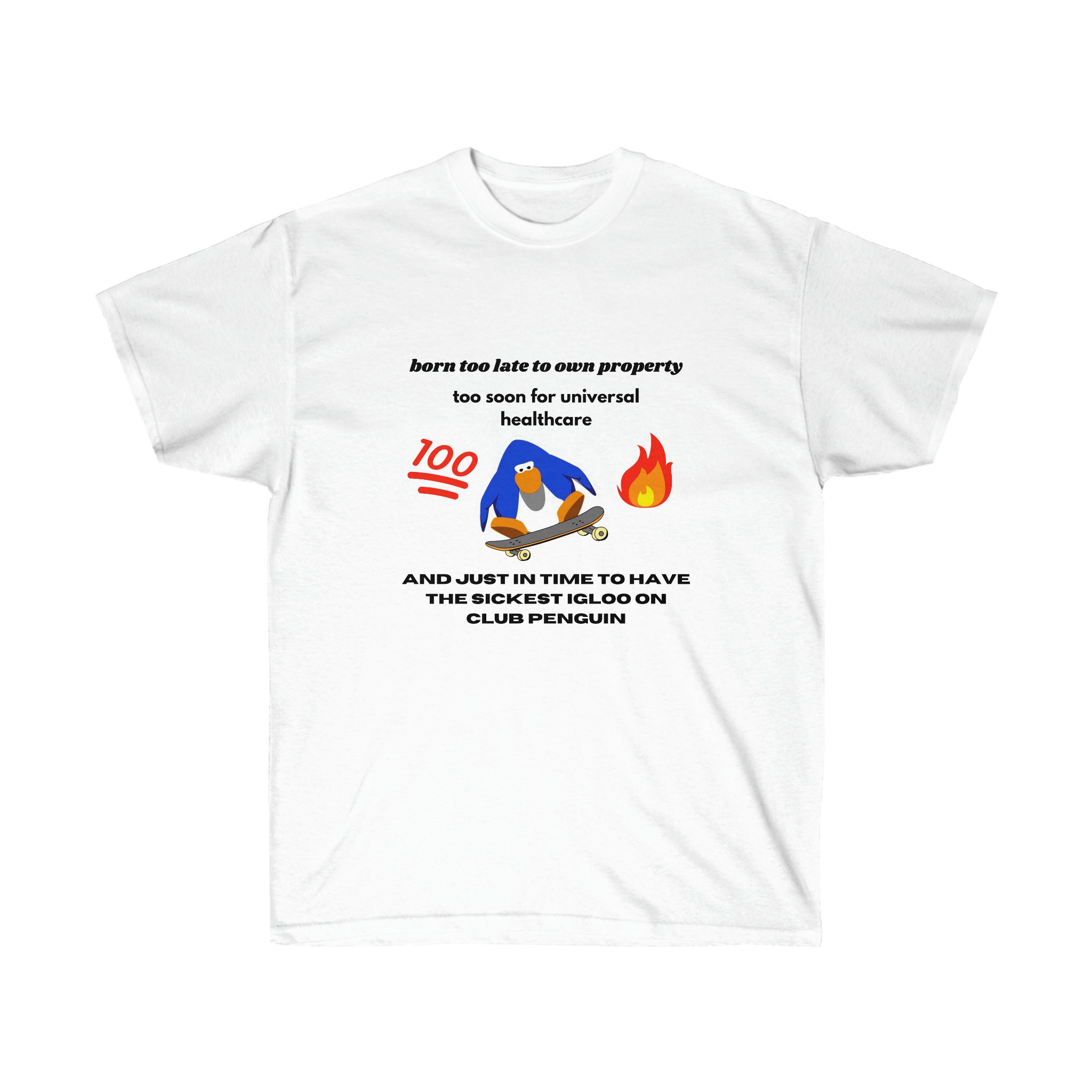 Club Penguin with Essential T-Shirt for Sale by WilliamYoun