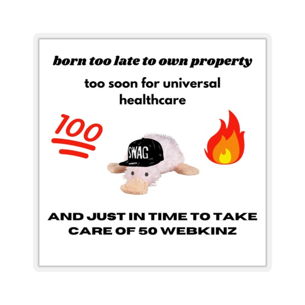 Webkinz Swag Sticker