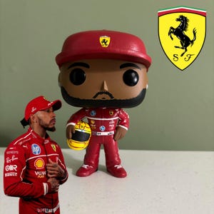 custom lewis hamilton pop! ferrari 2025