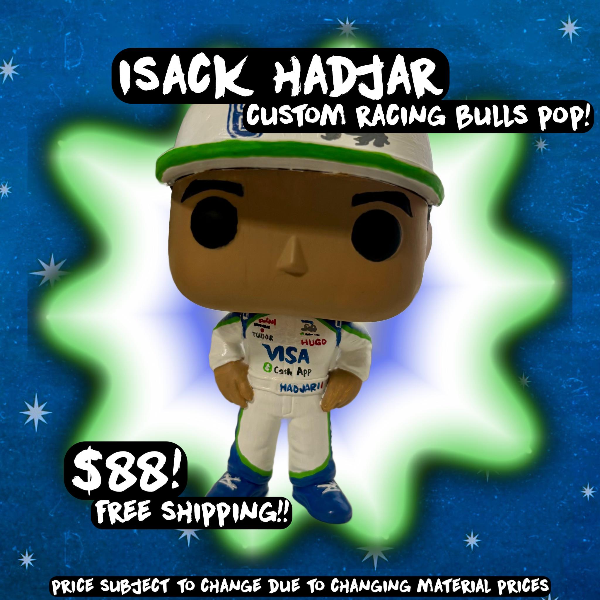HANDPAINTED Isack Hadjar Pop! Vcarb F1 2025 - Etsy