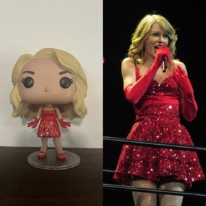 Benutzerdefinierte Taylor Swift Funko Pop Rot Taylors Version 