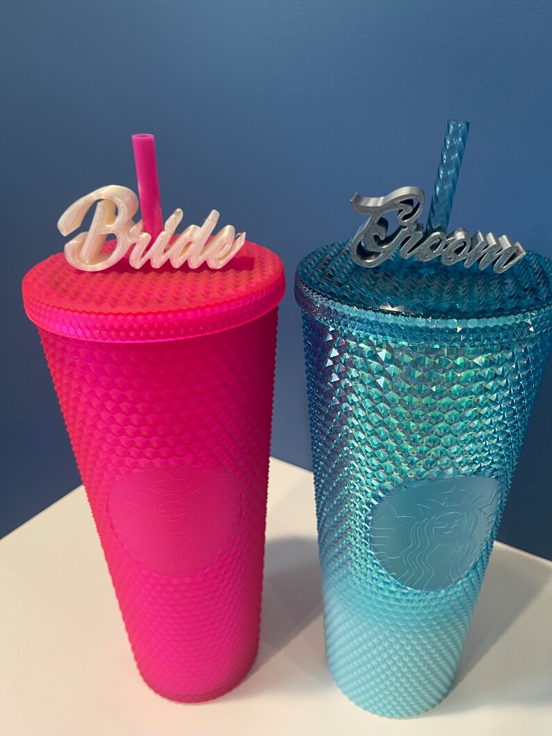 Bride Straw Topper STL Straw Buddy 3d Model STL STL Files for 3d Printers Etsy