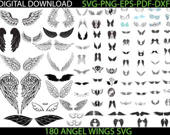 Angel wings SVG| Angel SVG| Memorial SVG| Wings Svg| In loving memory Svg| Funeral Svg|Angel wings clipart