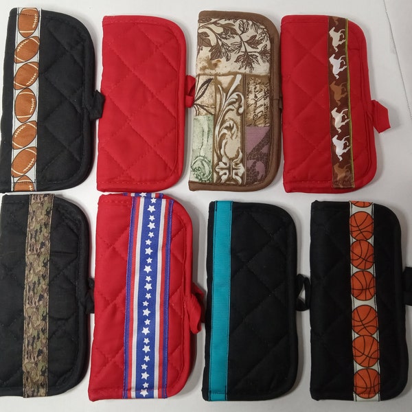 Soft Quilted Cases for Eyeglasses