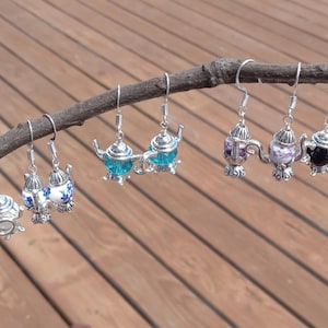 Tea Lovers Represent! Adorable Teapot Earrings add Fun to your day!