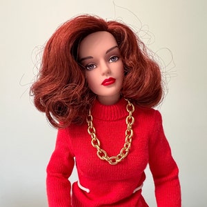 Interlocking chain Necklace for Fashion Doll Integrity, Tonner, Barbie, Poppy Parker