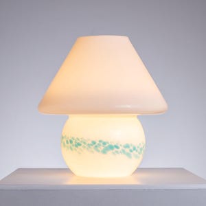 Large &#39;&#39;Rosalinda&#39;&#39; Murano glass mushroom table lamp, 1970s, Italy
