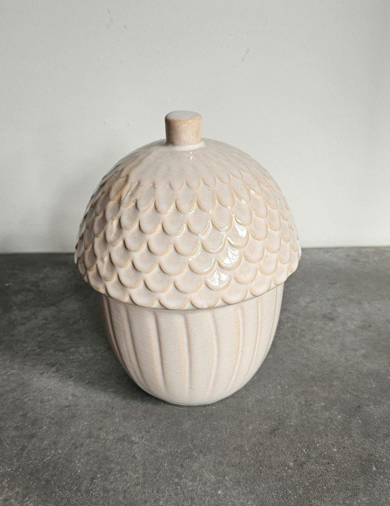 Ceramic Acorn Ornament Natural Home Decor Items Autumn Winter Nordic