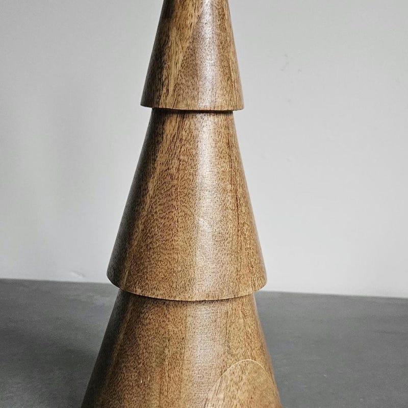 Wooden Tree Ornament - Large main image 1
