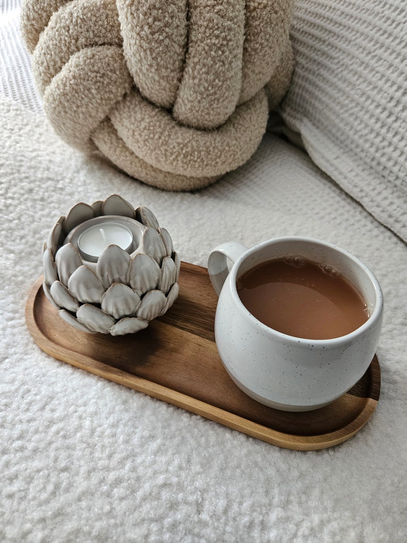 Autumn Home Decor Artichoke Tea Light Candle Holder Ceramic Etsy UK