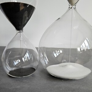 Timglassandklocka Glasprydnad, 15 eller 30 minuter, Japandi Scandi Skandinavisk Hygge Heminredning Dekorativa Tillbehör Hyggeat15 bild 4