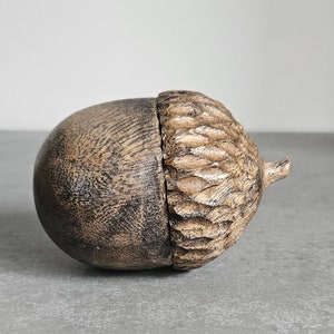 Ghianda decorativa in legno / Decorazione per la casa e il giardino, regalo rustico in legno, nordico, scandinavo, hygge, accessori decorativi, vita di campagna, hyggeat15