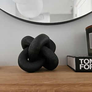 Black Knot Ornament | Home Decor Decorative Living Room Accents & Accessories | Nordic Scandi Scandinavian Hygge Urban | Hyggeat15