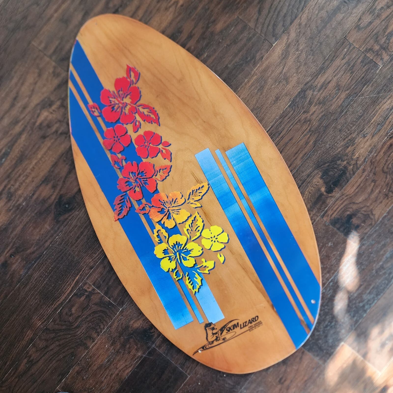 Skim Lizard Wood Skim Board 40 X 21 Surfing Body Wave Board 2004 Design