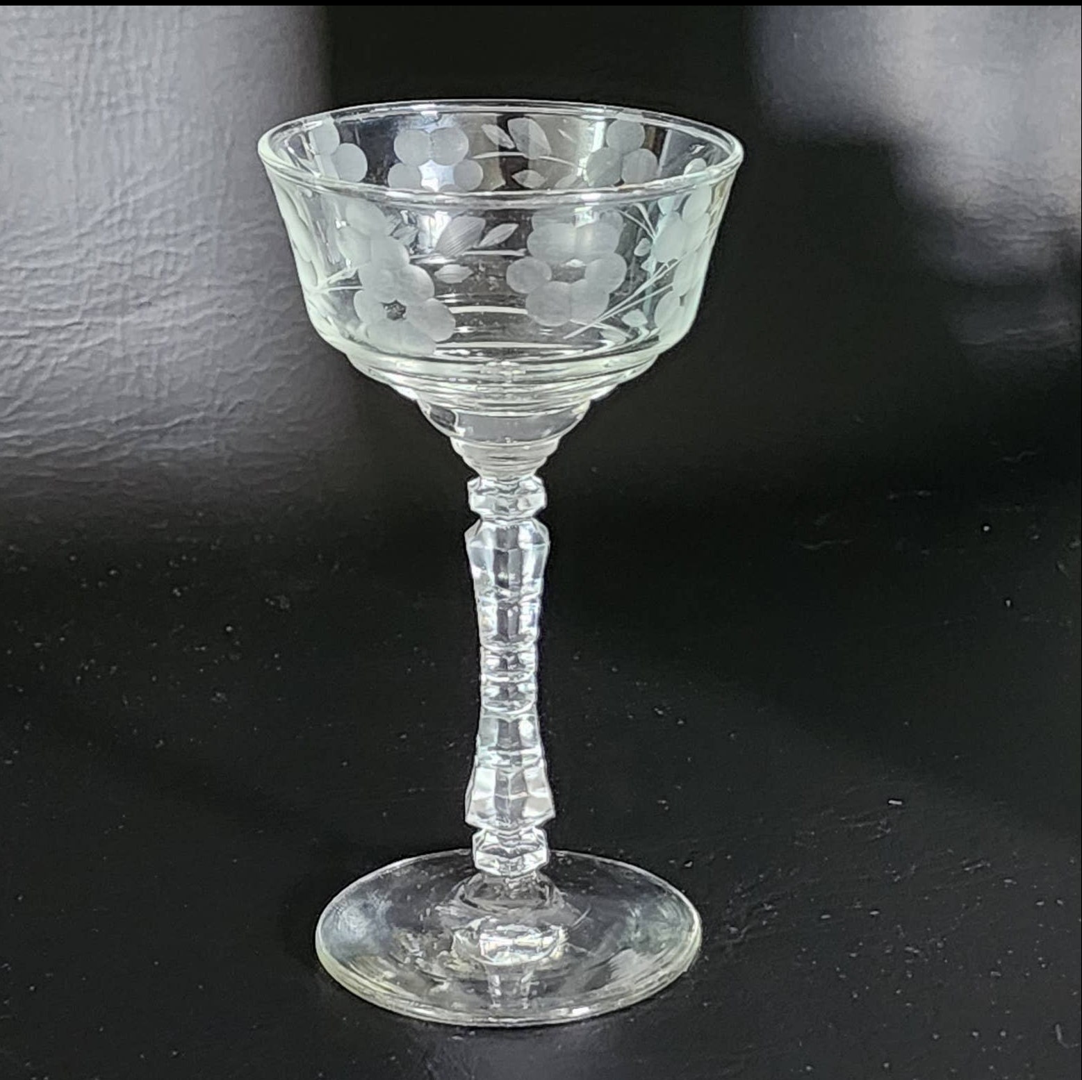 Rock Sharpe Floral and Dot with Spiral Stem Water Goblet Set of Six –  BINCHEY'S LLC.
