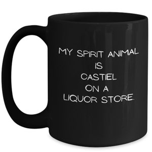 Supernatural Mug: Funny &#39;Castiel&#39; Fan Gift