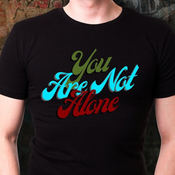 Supernatural T-shirt: You Are Not Alone Retro Design