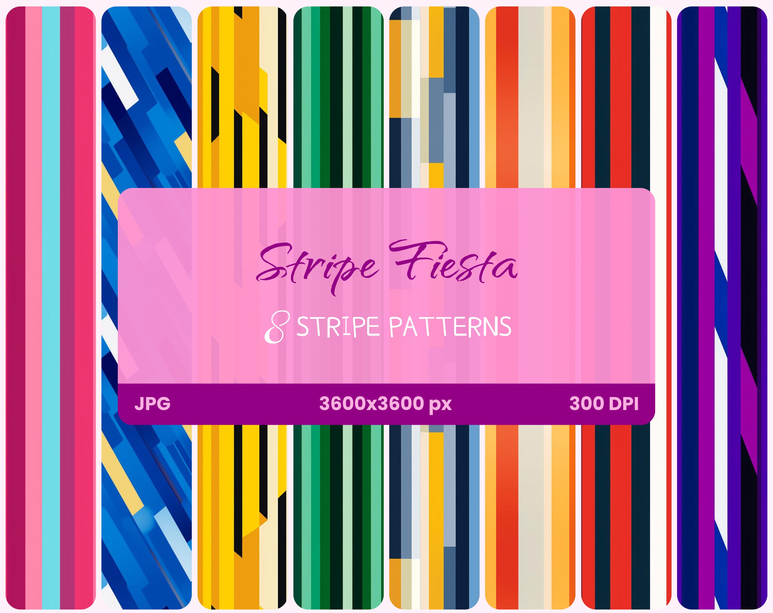 Fiesta Line Pattern Transparent Stripe Fiesta: Vibrant Striped Patterns Digital Download - Etsy
