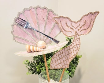 Mermaid party supplies, little mermaid parties, mermaid centerpieces, little mermaid centerpieces, mermaid party, Mermaid party picks