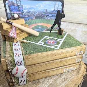 Baseball party wedding table centerpiece decor, baseball wedding decor, Baseball room decor gift