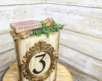 Disney Beauty and beast table numbers decor, Disney wedding party table number decor,Disney wedding, Disney princess table numer