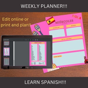 My Spanish Planner