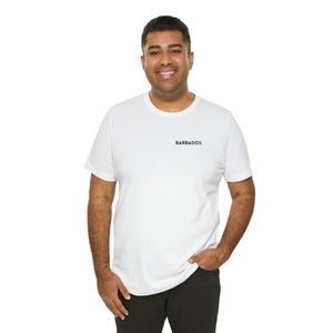 Barbados Black Map Tee