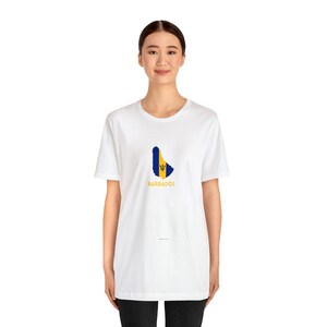 Barbados Map Tee