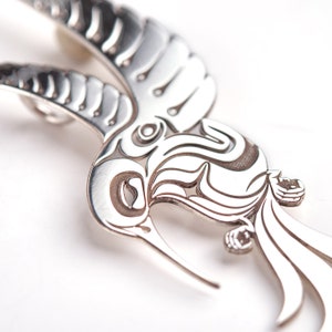 Silver Hummingbird Pendant