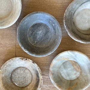 Medium Vintage Marble Stone Bowl