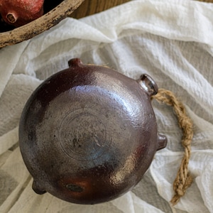 Antique French Terracotta Pitcher | Rustic Pottery Vessel
