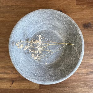 Medium Vintage Marble Stone Bowl