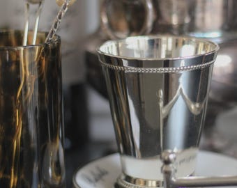 Versilberte Mint Julep Tasse